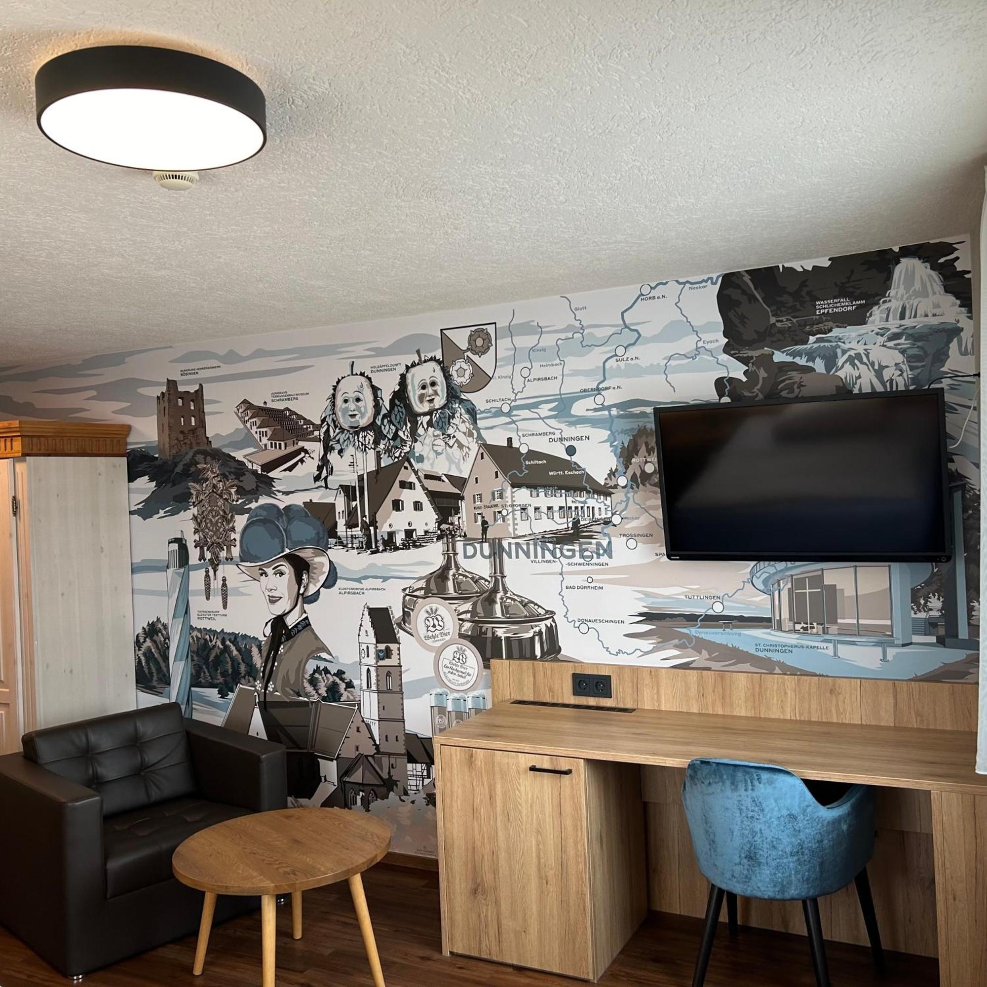 Braustube Wehle Hotel Dunningen Екстериор снимка